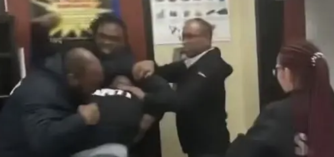 Watch: Brute Teacher Fights Brute School Safety Agent at Pennsylvania High School